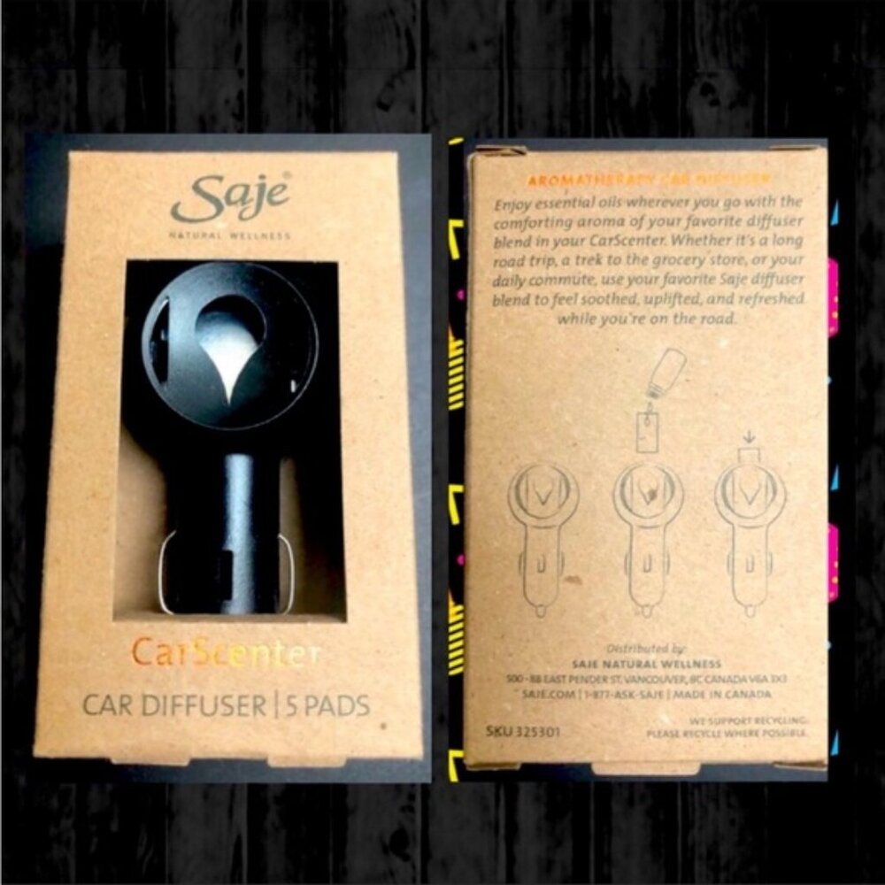 SAJE CAR DIFFUSER W  5 PADS